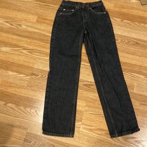 asos dark grey/blue denim jeans